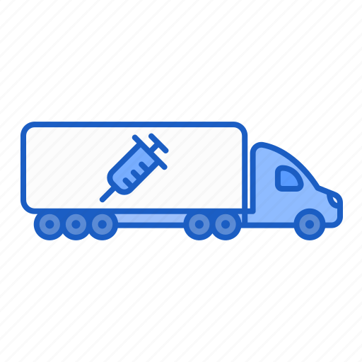 Trailer, vaccine, transportation, cargo, truck icon - Download on Iconfinder