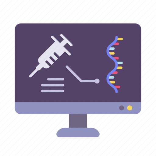 Computer, vaccine, analysis, rna icon - Download on Iconfinder