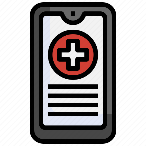 Hospital, app, check, box, covid, vaccine, test icon - Download on Iconfinder