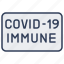 covid, immune, corona, virus, stamp, antibody 