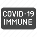 covid, immune, corona, virus, stamp, antibody