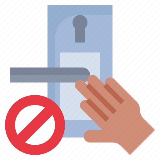 Handle, no, touch, hand, virus, transmission, prohibition icon - Download on Iconfinder