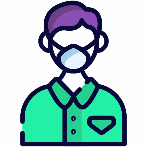 Surgical, corona, infection, mask, face, protection, virus icon - Download on Iconfinder