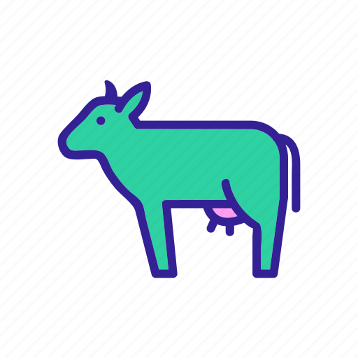 Beef, contour, cow, farm, meat icon - Download on Iconfinder