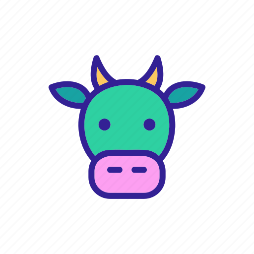 Beef, contour, cow, farm, meat icon - Download on Iconfinder