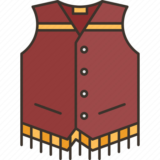 Cowboy, vest, clothes, costume, western icon - Download on Iconfinder
