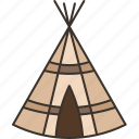 teepee, tent, camping, shelter, outdoor 