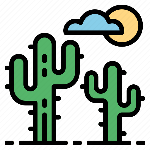 Cactus, nature, sand, sun icon - Download on Iconfinder