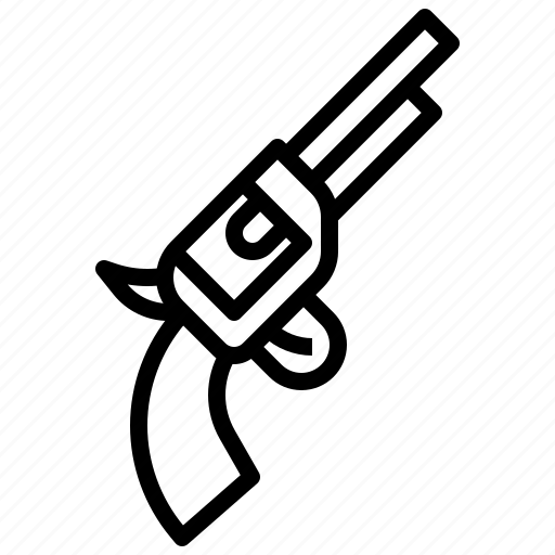 Gun, pistol, cowboy, sheriff, weapon icon - Download on Iconfinder