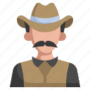 cowboy, man, prefect, professions, and, jobs, bandit