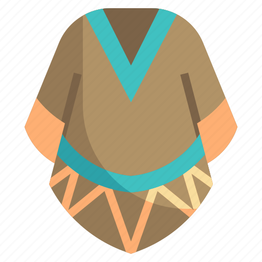 Poncho, western, traditional, mexican, fashion icon - Download on Iconfinder