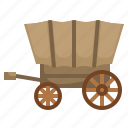 wagon, antique, western, transportation, transport
