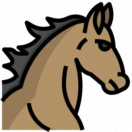 Horse, animal, mammal, animals, kingdom icon - Download on Iconfinder