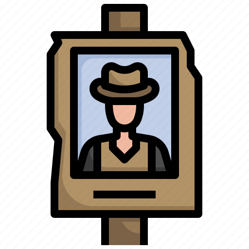 Wanted, poster, bandit, miscellaneous, reward icon - Download on Iconfinder
