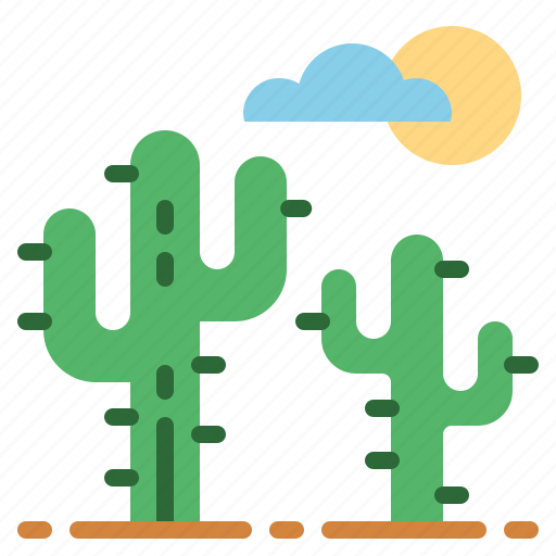 Cactus, nature, sand, sun icon - Download on Iconfinder