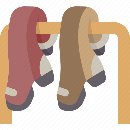 Boots, hanging, drying, leather, farm icon - Download on Iconfinder