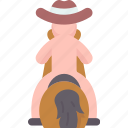 horseback, riding, cowboy, ranch, farm