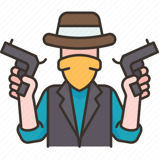 Cowboy, man, gun, weapon, western icon - Download on Iconfinder