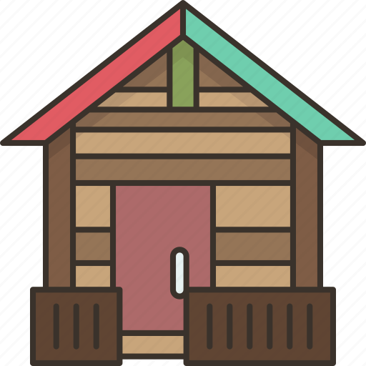 House, logs, cabin, cottage, wooden icon - Download on Iconfinder