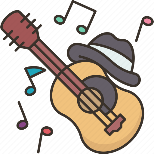 Guitar, music, country, song, entertainment icon - Download on Iconfinder
