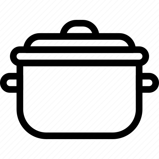 Pot, kitchen, cook, restaurant, utensil, cooking icon - Download on Iconfinder