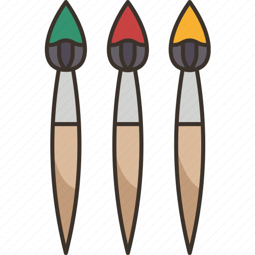 Paintbrush, color, arts, creativity, drawing icon - Download on Iconfinder
