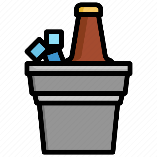 Beer, bucket, food, restaurant, alcohol, box icon - Download on Iconfinder
