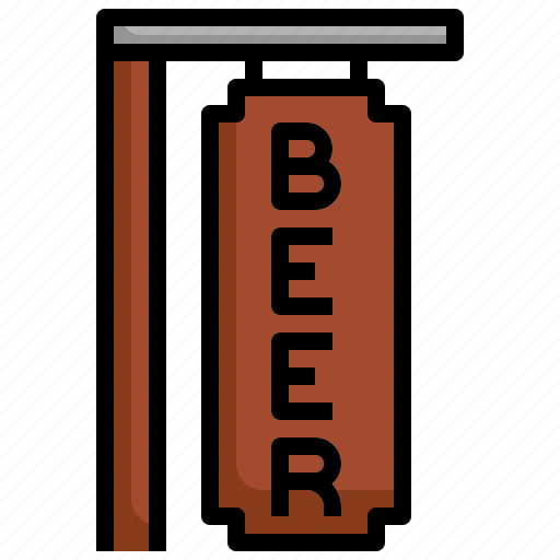 Beer, sign, alcohol, drink, food, restaurant icon - Download on Iconfinder