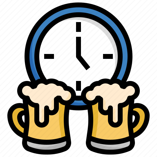 Happy, hour, beer, alcohol, drink icon - Download on Iconfinder