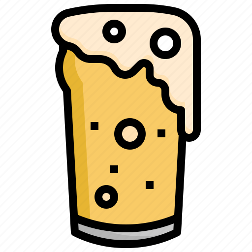 Pint, alcohol, beer, food, restaurant, alcoholic, drink icon - Download on Iconfinder