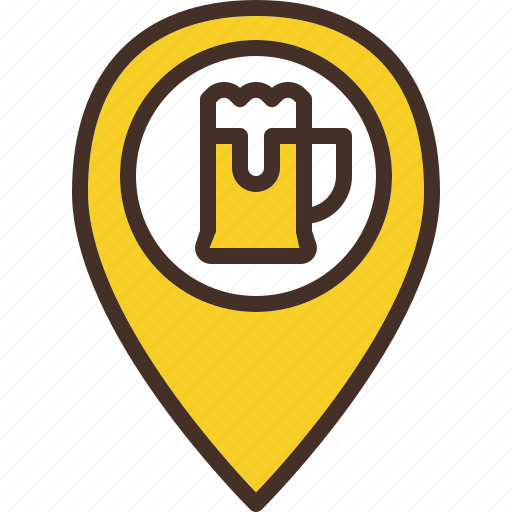 Beer, location, pin, place, pub icon - Download on Iconfinder