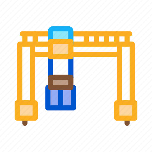 Building, construction, container, crane, port, terminal, unloading icon - Download on Iconfinder