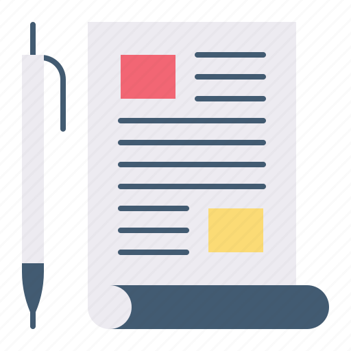 Document, file, pen, report icon - Download on Iconfinder