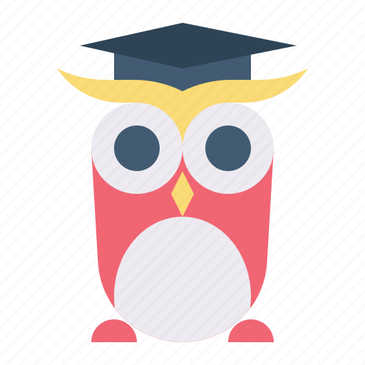 Animal, bird, graduation hat, owl icon - Download on Iconfinder