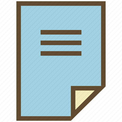 Document, file, paper, text icon - Download on Iconfinder