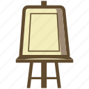 art, artist, board, canvas, easel