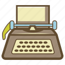 copywriter, text, type, typewriter, writer