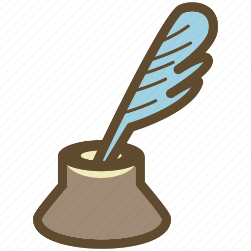 Feather, ink, writer icon - Download on Iconfinder
