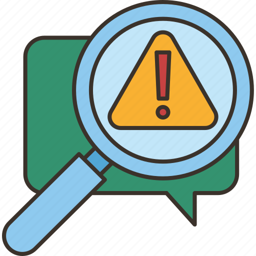 Identifying, issues, problem, error, alert icon - Download on Iconfinder