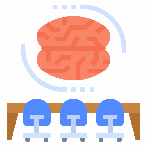 Brain, brainstorming, conference, idea, meeting icon - Download on Iconfinder