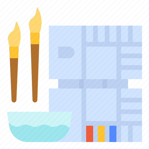 Art, brush, tool, creative, watercolor icon - Download on Iconfinder