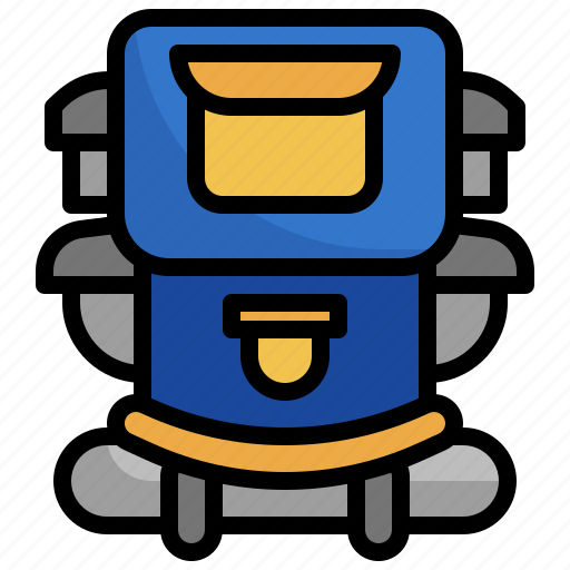 Bag, travel, backpack, high, school icon - Download on Iconfinder