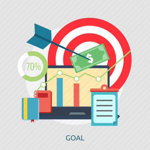 Arrow, book, chart, document, goal, money, screen icon - Download on Iconfinder