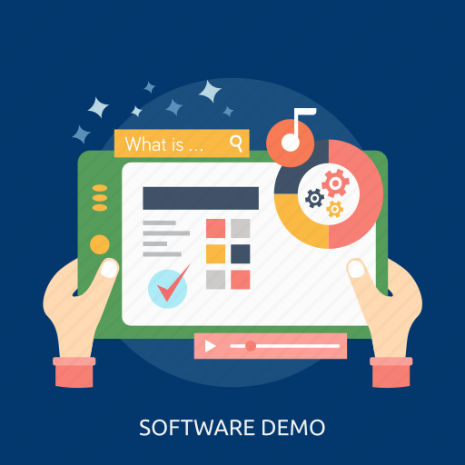 Demo, play, process, screen, searching, software, success icon - Download on Iconfinder