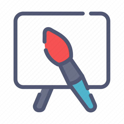 Canvas, brush, drawing, art icon - Download on Iconfinder