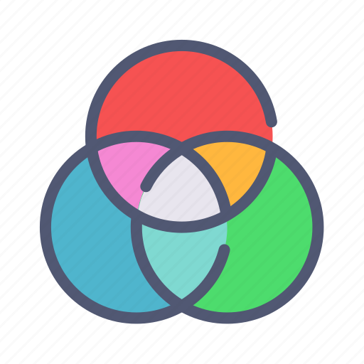 Combination, theory, rgb, colors icon - Download on Iconfinder
