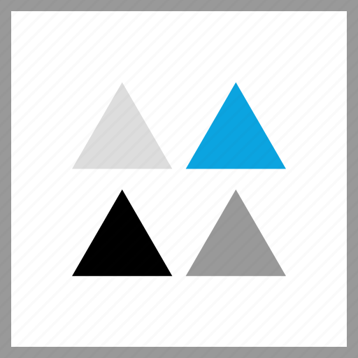 Abstract, designer, triangles, creative process icon - Download on Iconfinder