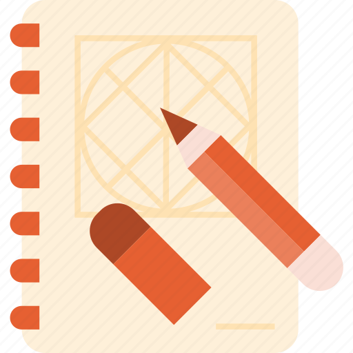 Book, creative, design, pencil, process, sketch, tool icon - Download on Iconfinder