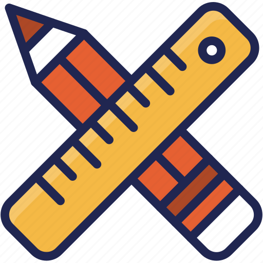 Creative, pencil, ruler, tool icon - Download on Iconfinder