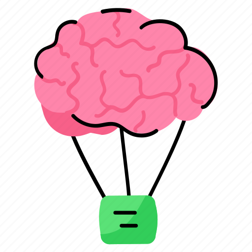 Masterminding, brainstorming, mortarboard, brain, mind sticker - Download on Iconfinder